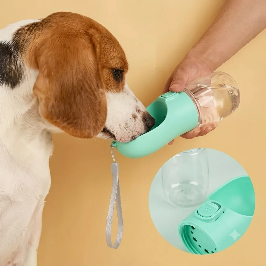 Botella de paseo 550 ml con dispensador